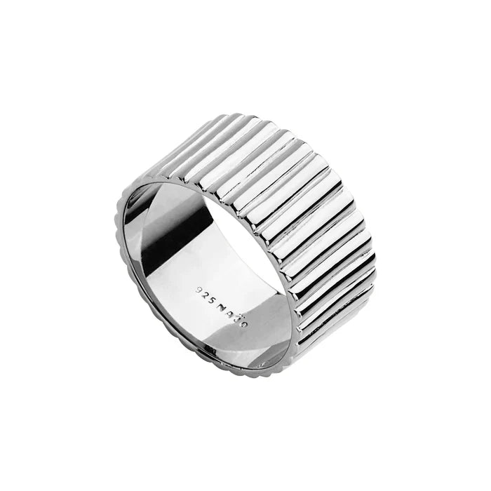 NAJO Raya Wide Ring / Silver - Large