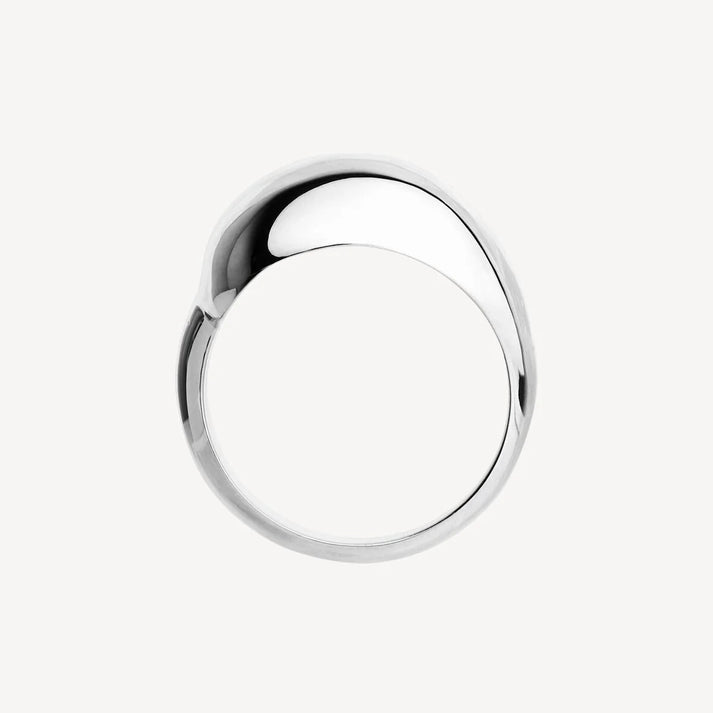 Najo Silver Teardrop Ring - Medium