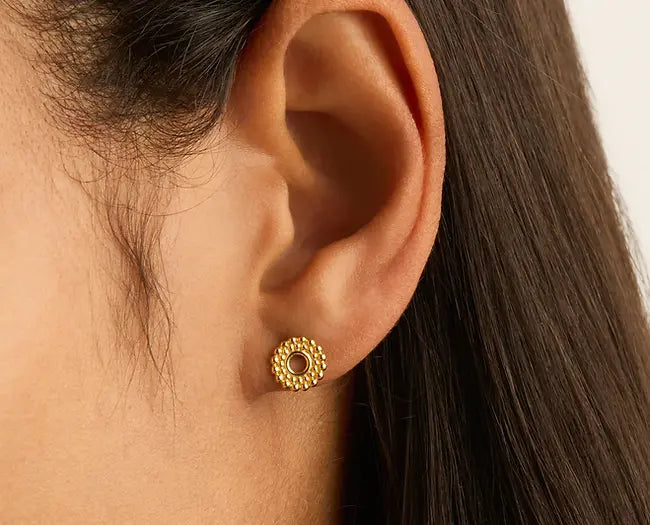 Najo Nectar Stud Earring - Yellow Gold