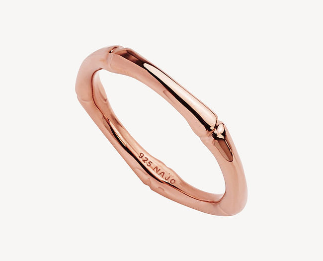 Najo Bamboo Rose Ring - Small