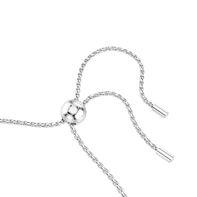 Swarovski Matrix Bracelet – Round cut, White, Rhodium plated