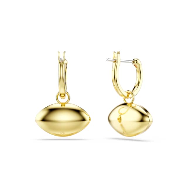 Swarovski Symbolica Drop Earrings – Evil eye, Blue, 18K gold finish