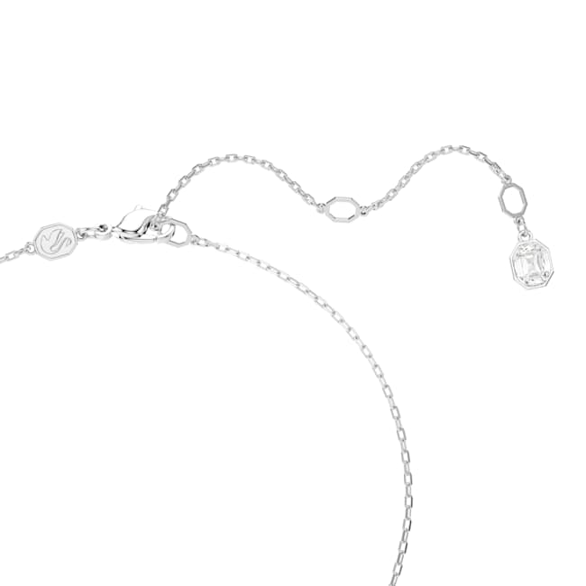 Swarovski Constella Pendant – Pavé, Round cut, White, Rhodium plated
