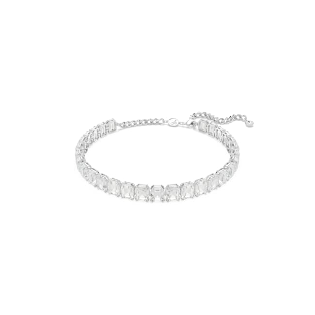 Swarovski Millenia Choker – Octagon cut, White, Rhodium plated