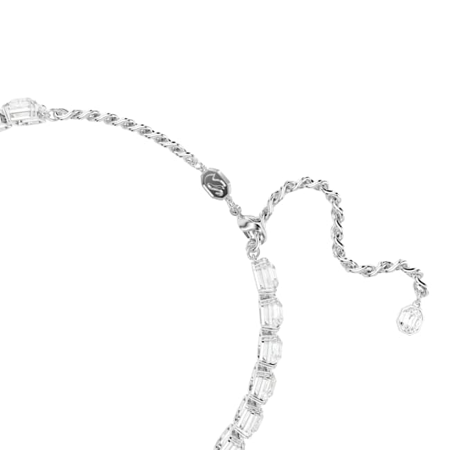 Swarovski Millenia Choker – Octagon cut, White, Rhodium plated