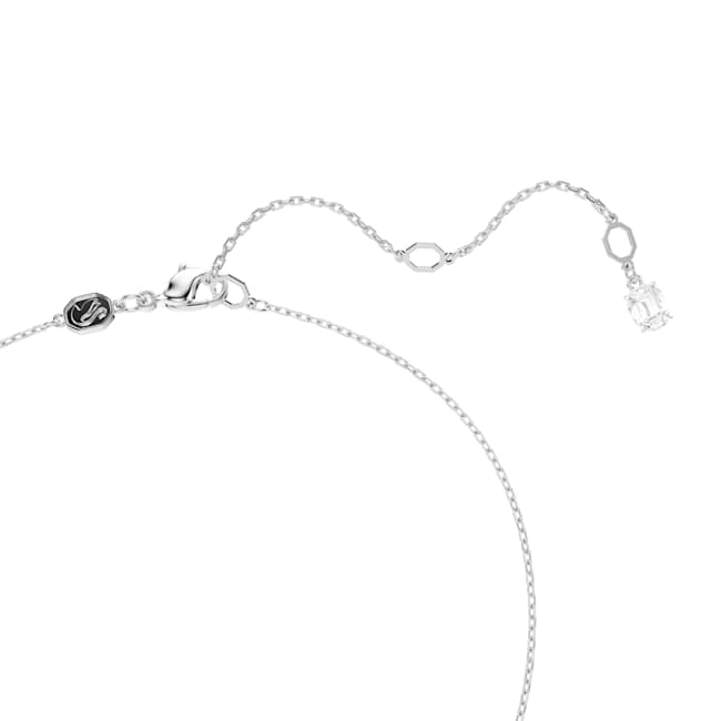 Swarovski Matrix Pendant – Mixed cuts, White, Rhodium plated