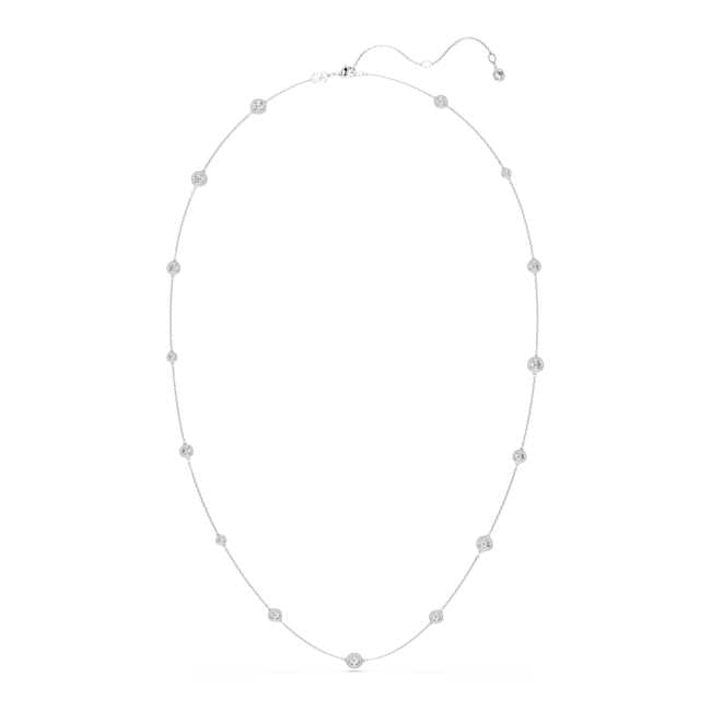 Swarovski Una Angelic Strandage – Round cut, White, Rhodium plated