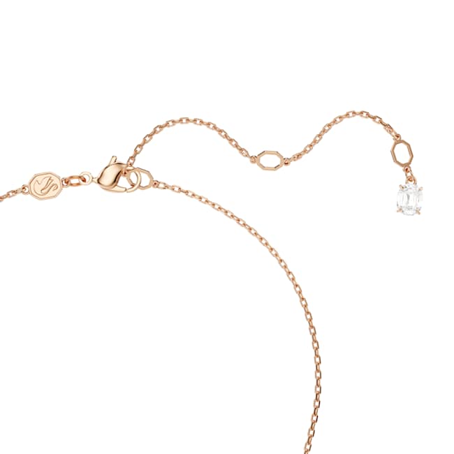 Swarovski Mesmera Set – Pear cut, Octagon cut, White, Rose gold-tone plated