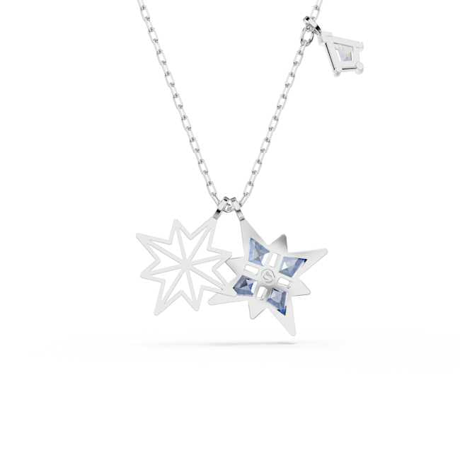 Swarovski Symbolica Pendant – Star, Blue, Rhodium plated