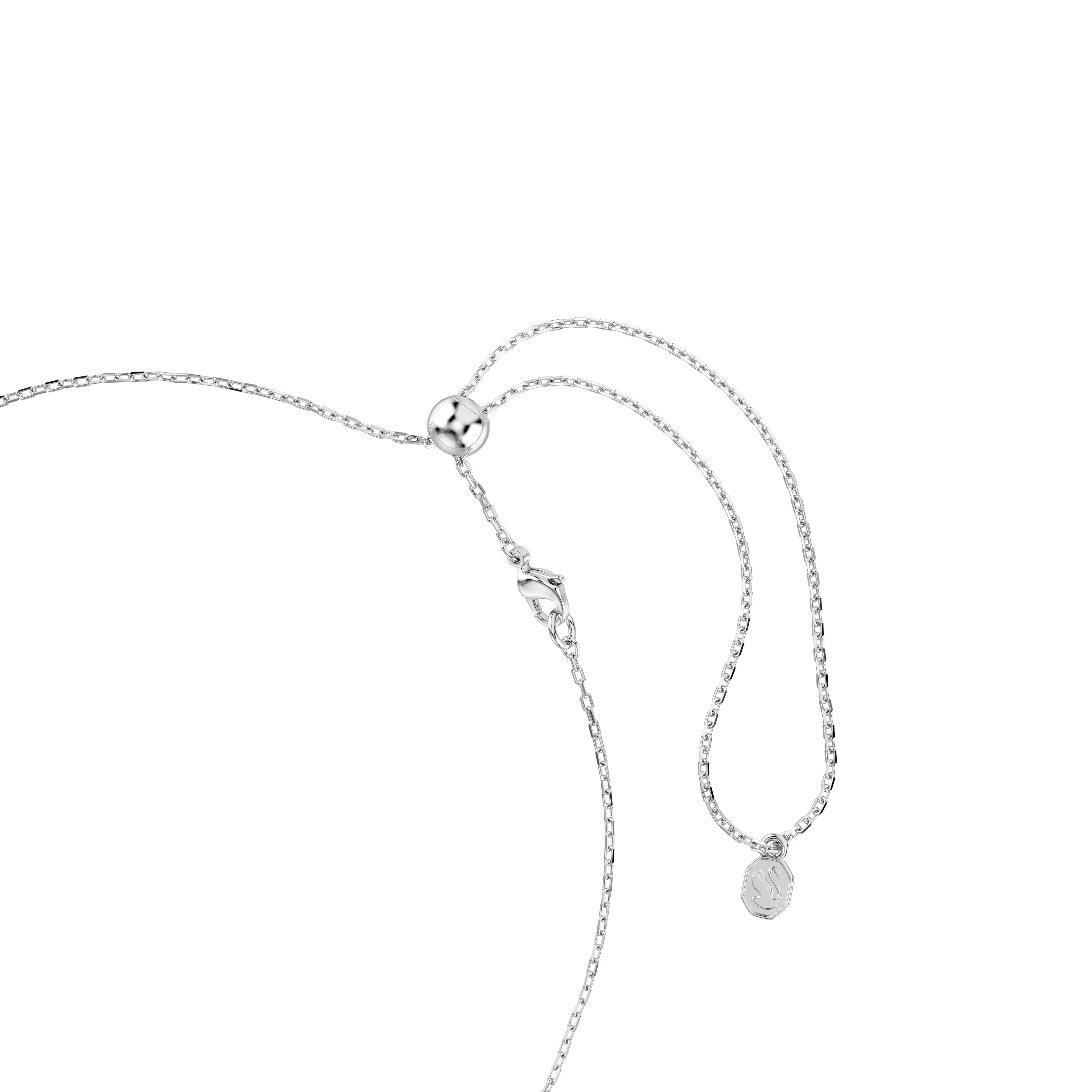 Swarovski Ariana Grande x Swarovski Necklace – Mixed cuts, Multicolored, Rhodium plated