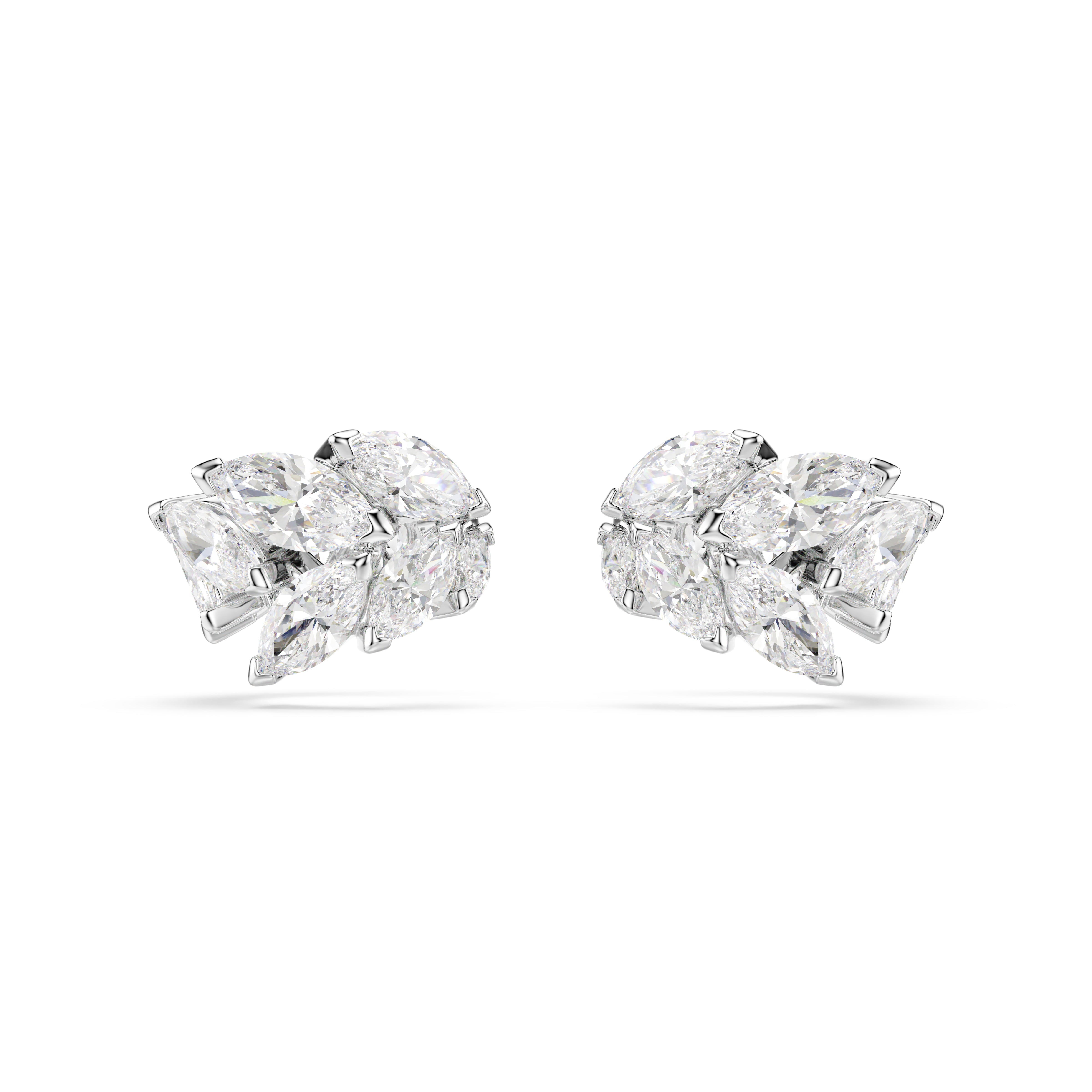 Swarovski Mesmera Ear Cuffs – Marquise cut, White, Rhodium plated