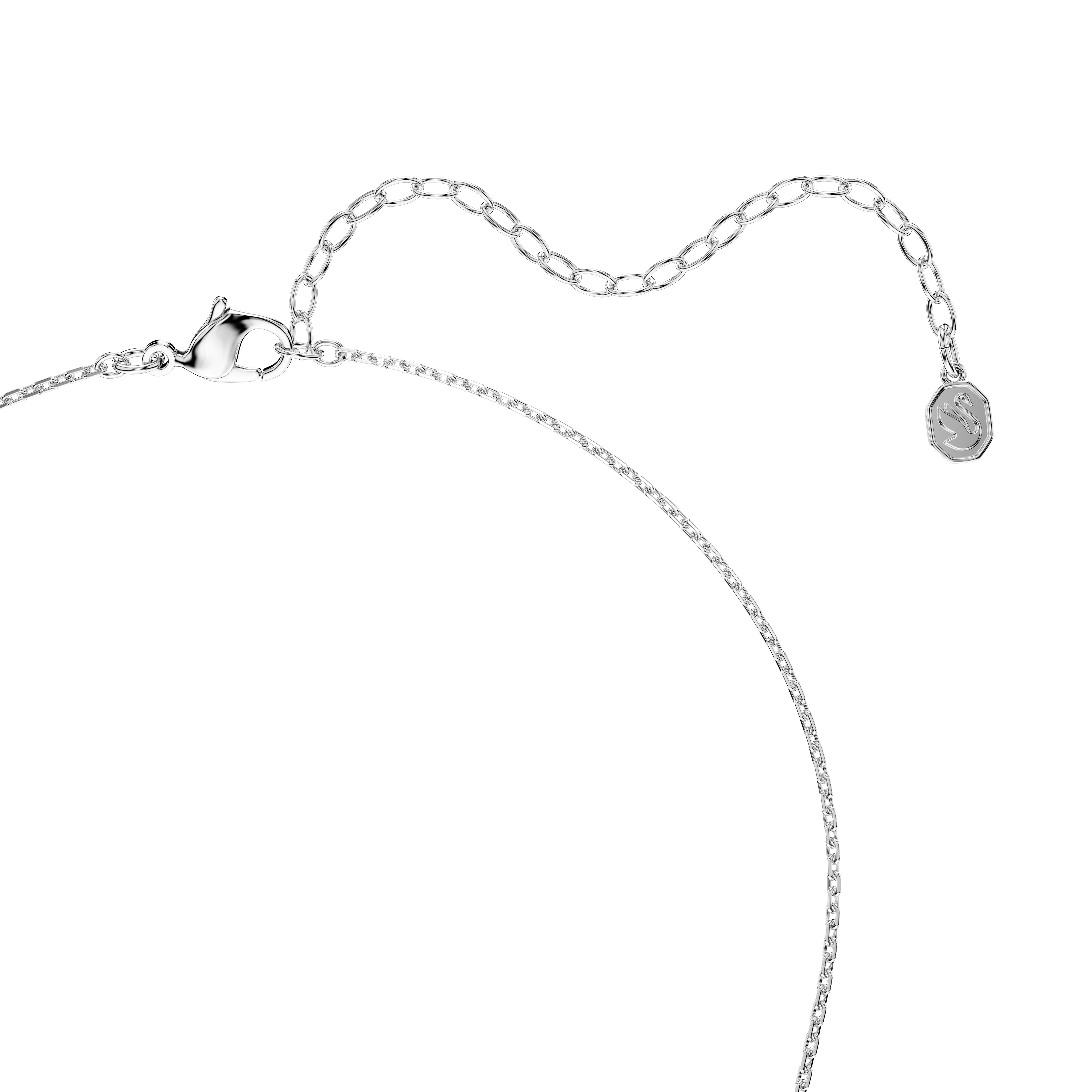 Swarovski Mesmera Necklace – Marquise cut, White, Rhodium plated