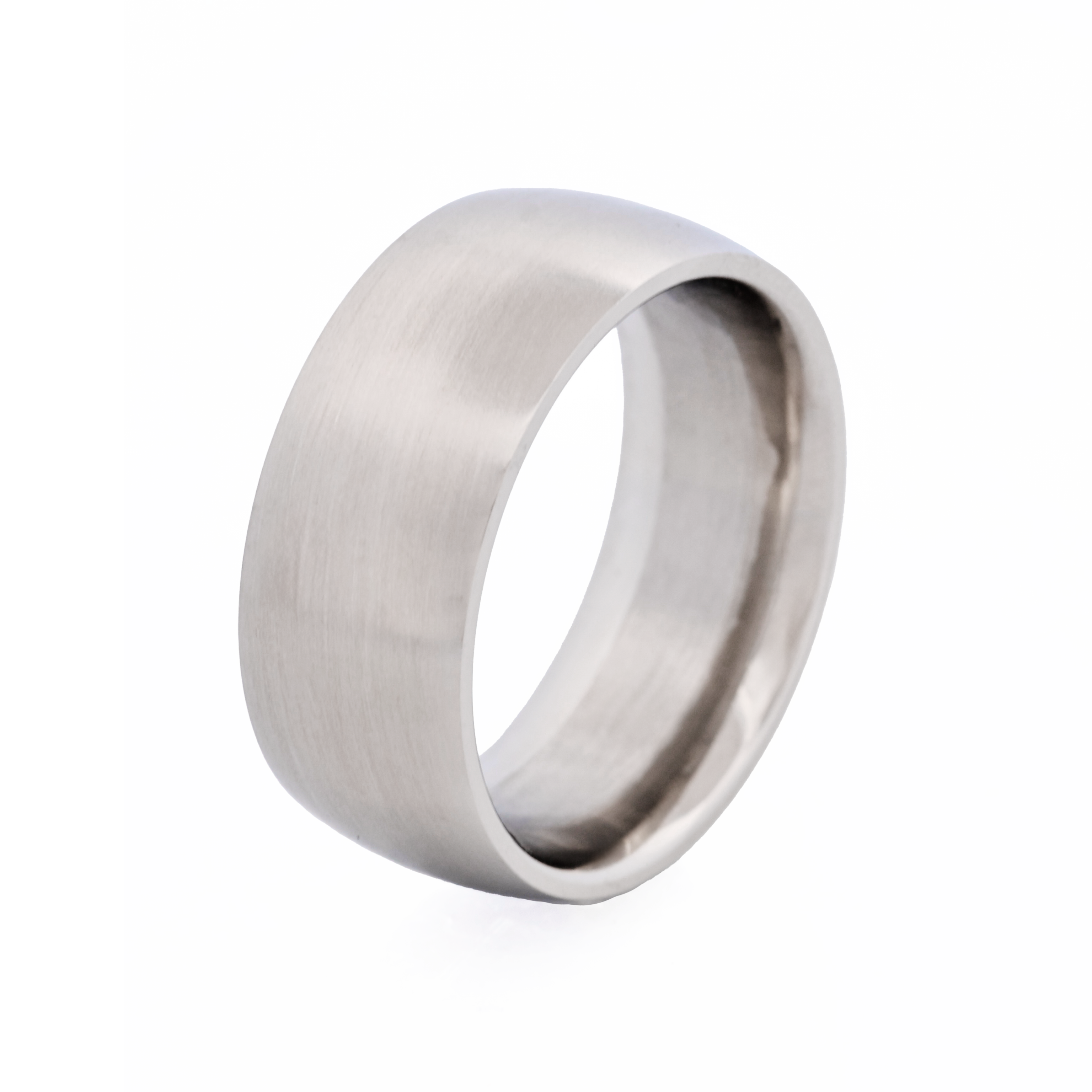 Cudworth Brushed Stainless Steel Band Ring