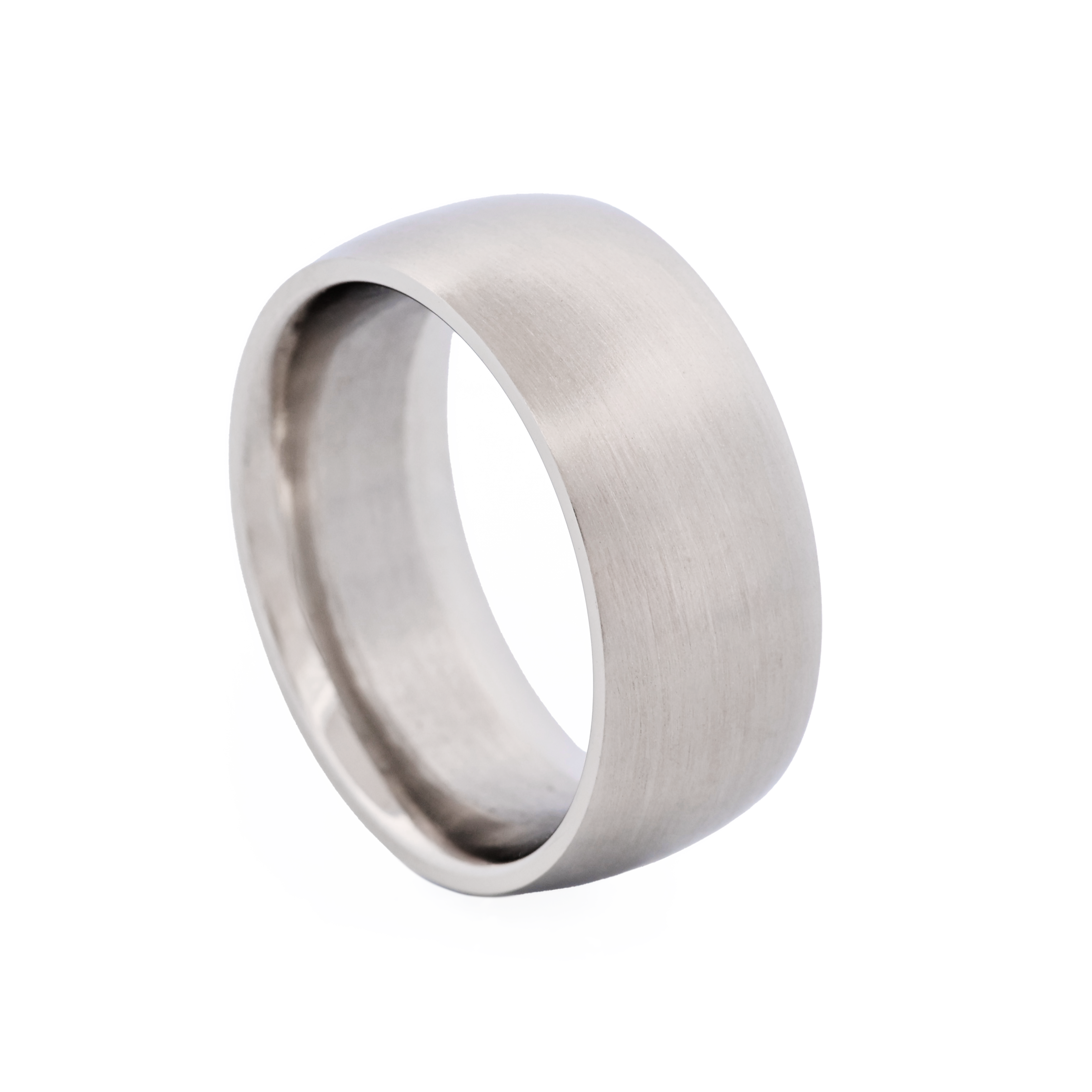 Cudworth Brushed Stainless Steel Band Ring
