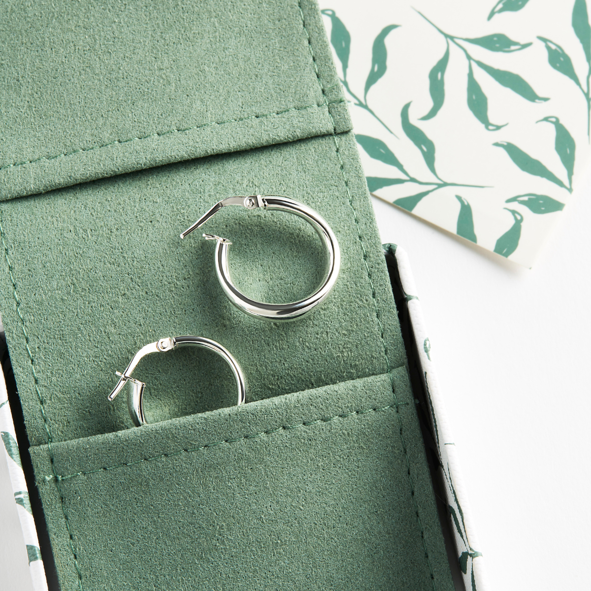 Najo Eddy Hoop Earrings - Sterling Silver