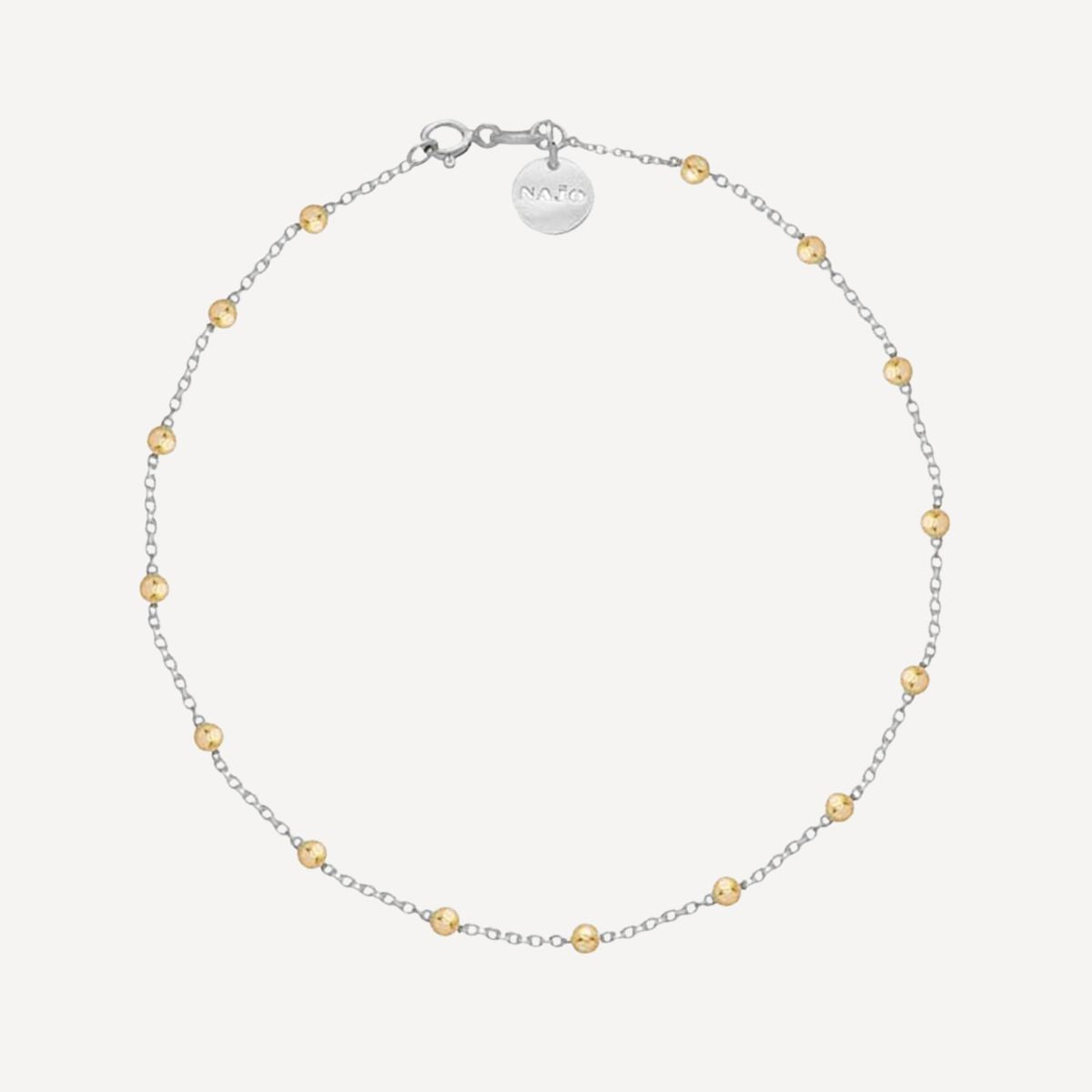 Najo Algonquin Two-Tone Anklet