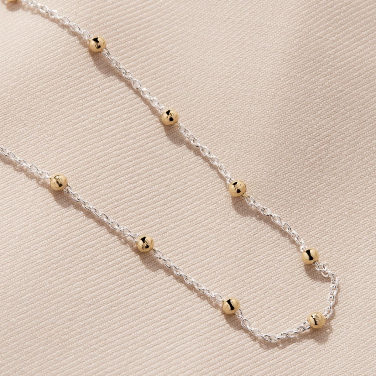 Najo Algonquin Two-Tone Anklet