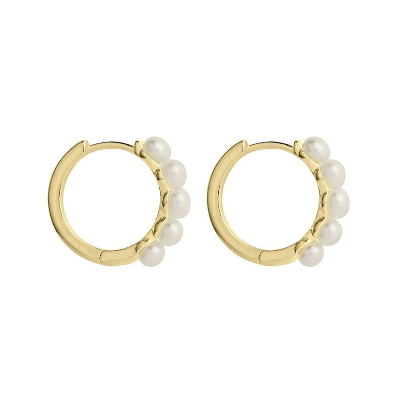 Najo Mermaid Pearl Earring - Yellow Gold