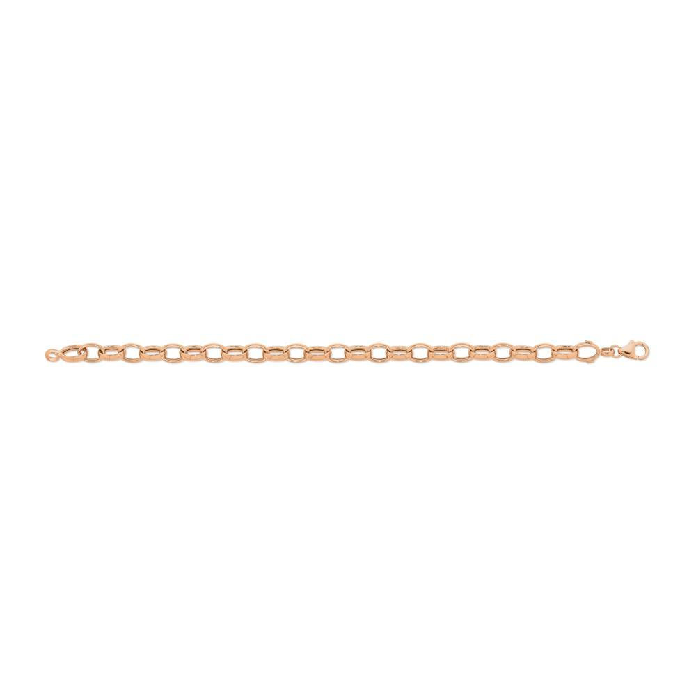 9Ct Rose Gold Silver Filled Bracelet