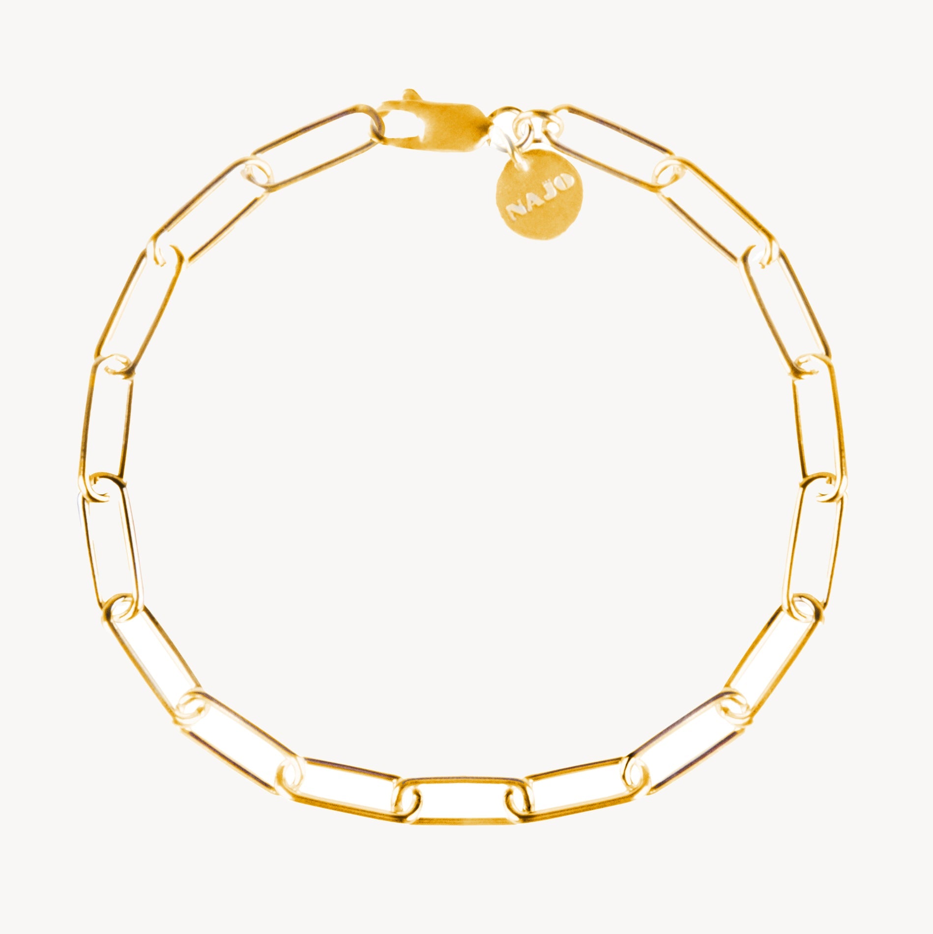Najo Vista Chain Bracelet - Yellow Gold