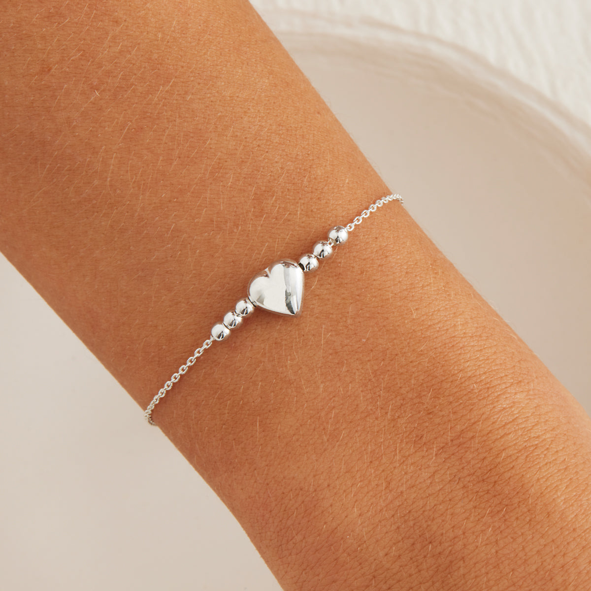 NAJO Amore Silver Bracelet (18cm+ext)