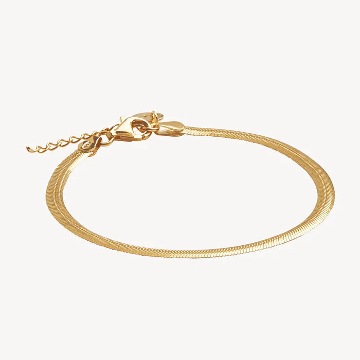 Najo Celestine Fine Bracelet (18.5cm) - Yellow Gold