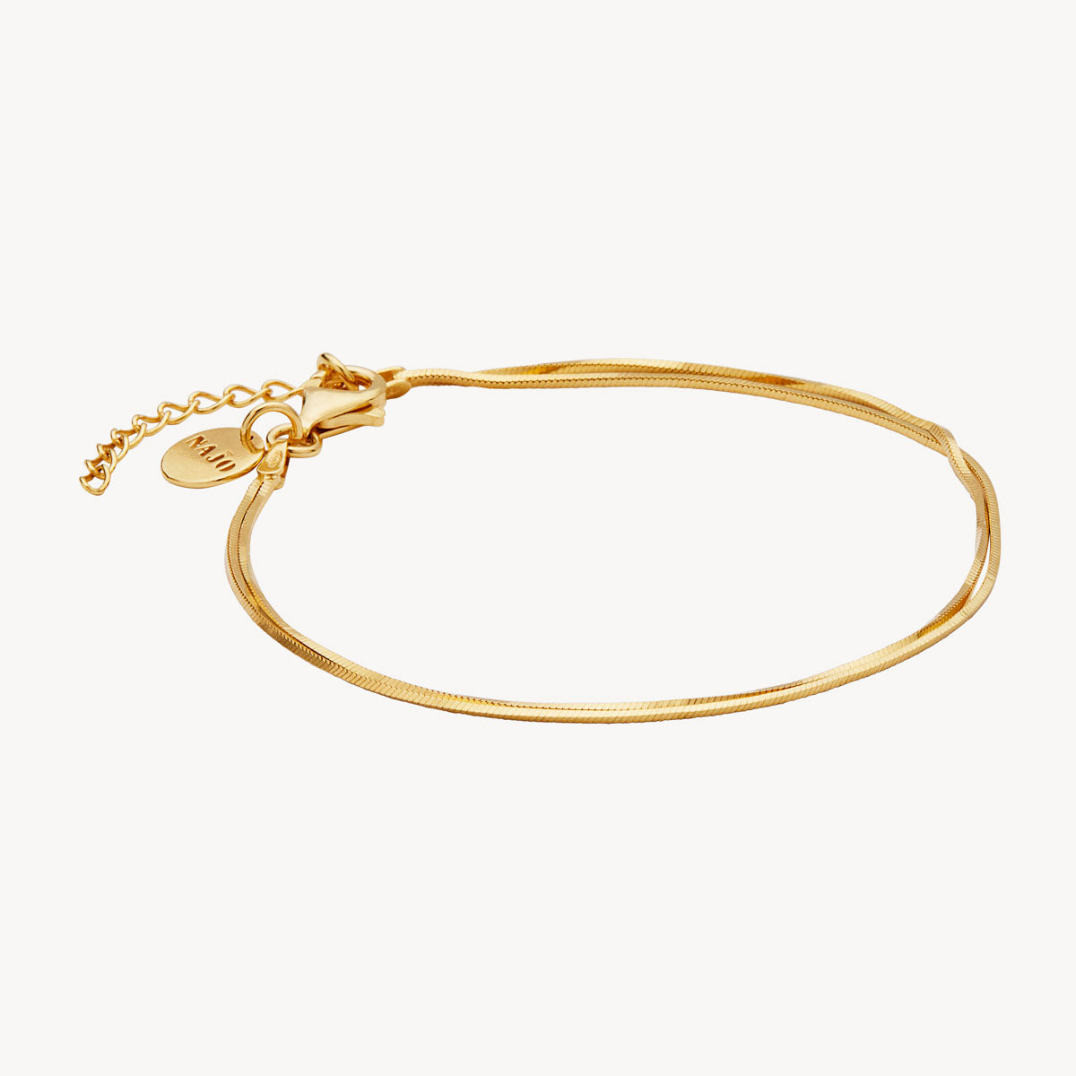Najo Mirage Double Chain Bracelet - Yellow Gold