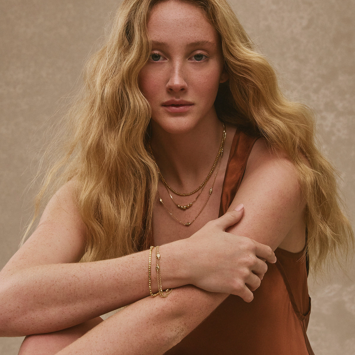 Najo Quadrille Bracelet - Yellow Gold