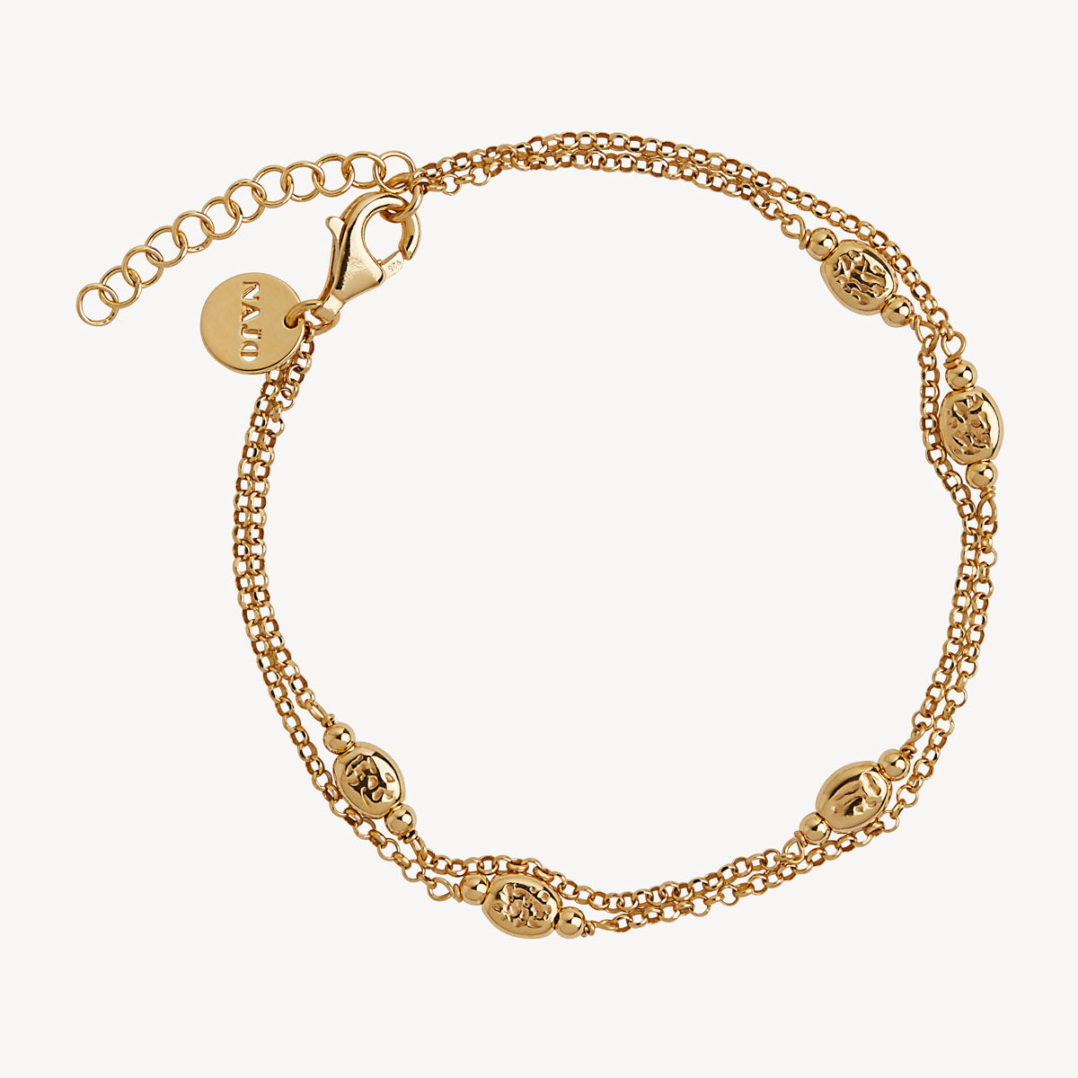 Najo Volare Layered Bracelet - Yellow Gold