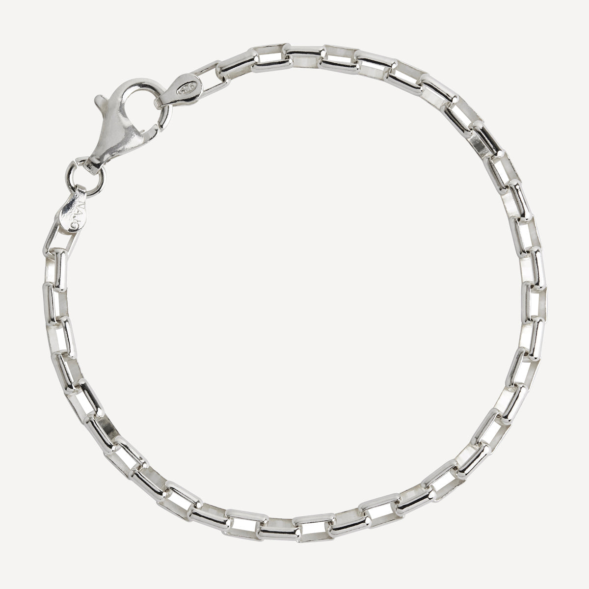 Najo Veneto Men’s Silver Chain Bracelet