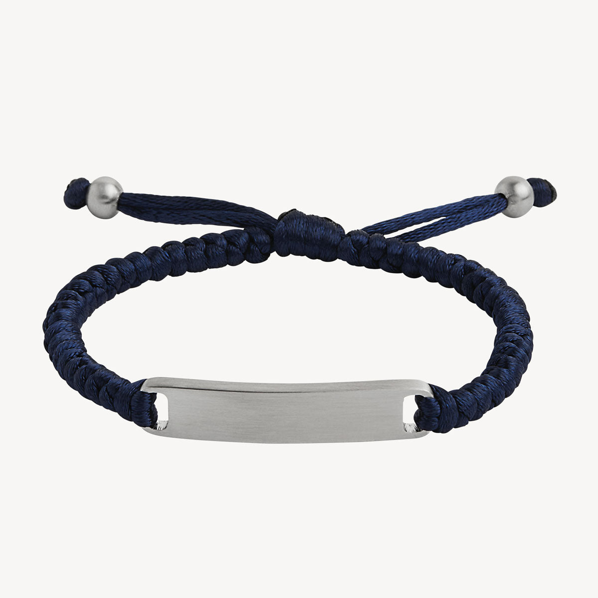 Najo Elemental Men’s Cord Identity Bracelet - Navy