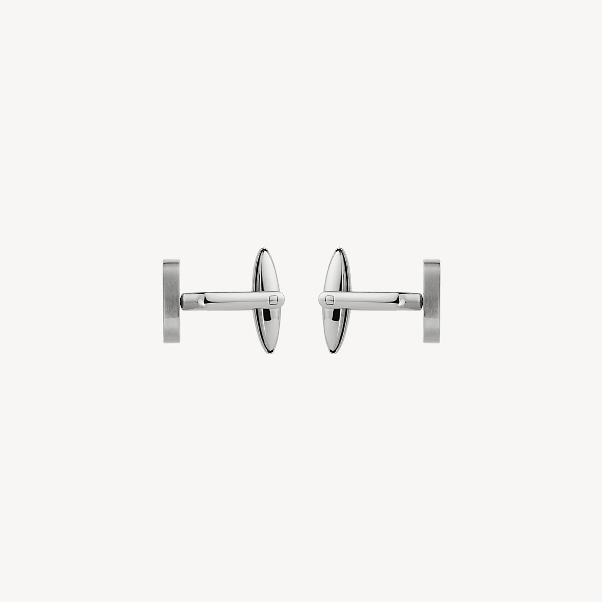 Najo Pegasus Men's Brushed Stainless Steel Cufflinks
