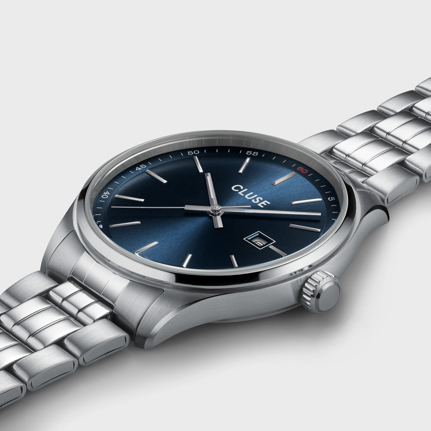 CLUSE Anthéor Men Watch Steel Blue Silver Colour CW20903