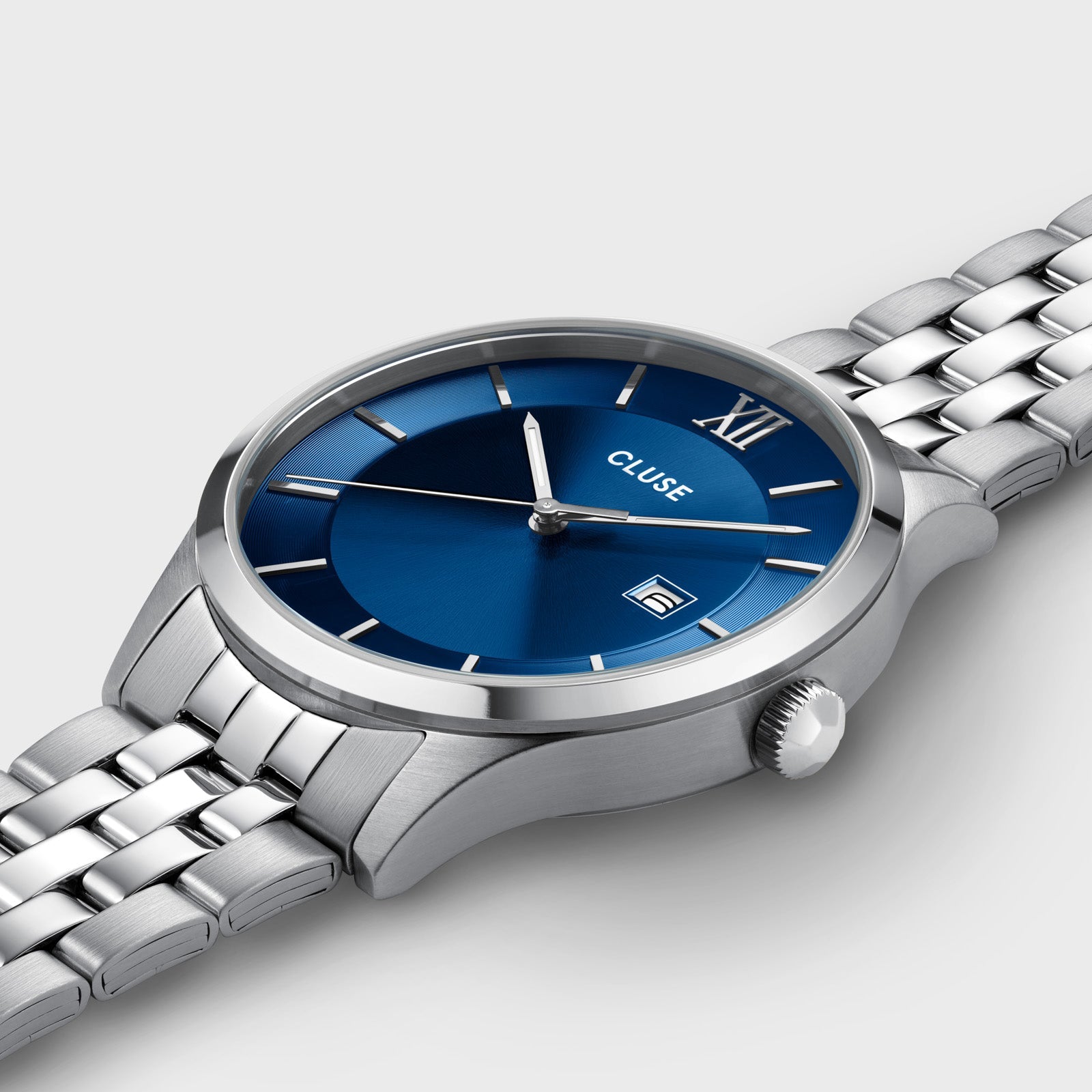 CLUSE Aravis 3-Hand Watch Steel Blue CW22701