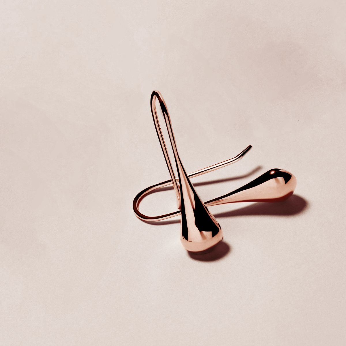 Najo My Silent Tears Earring- Rose Gold