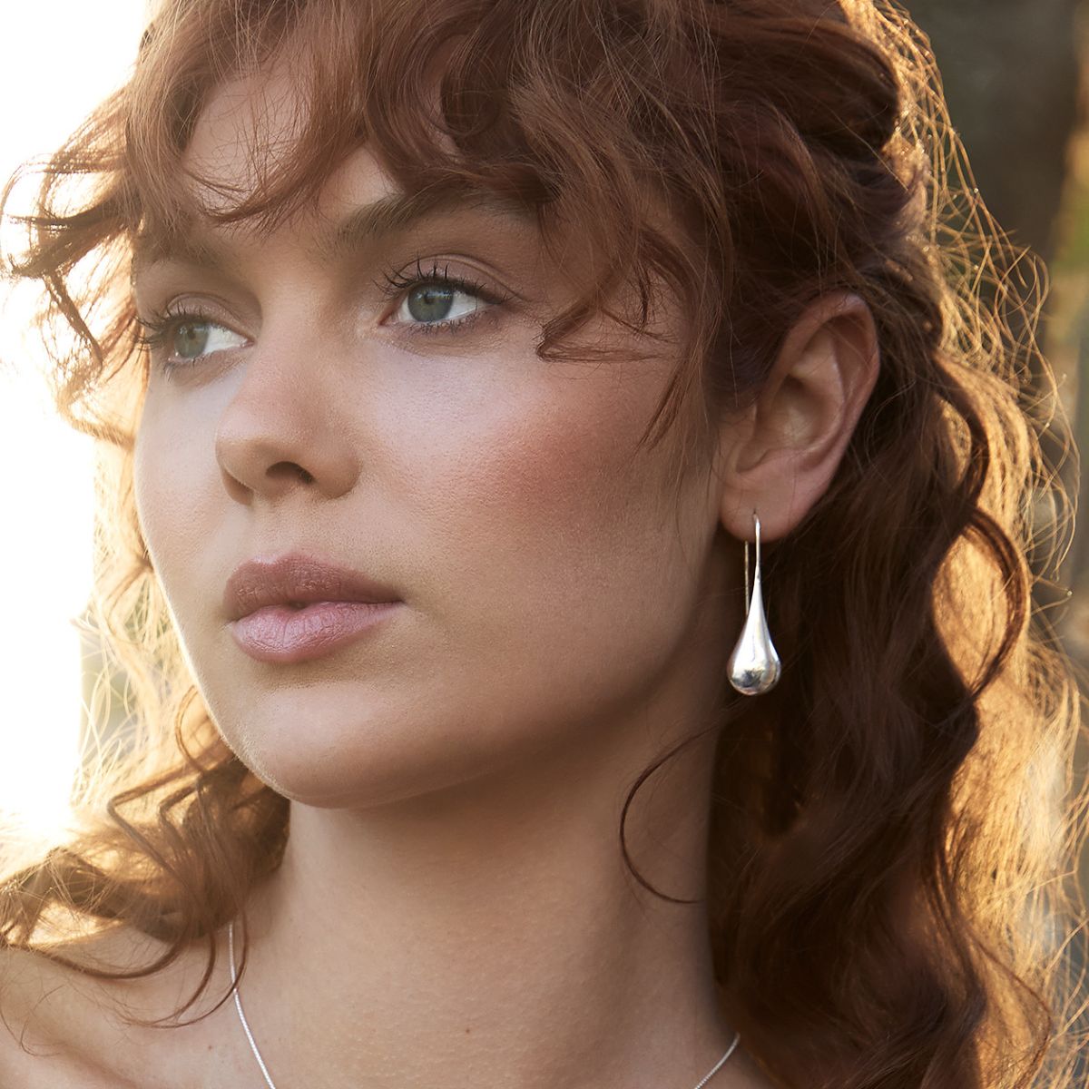 Najo Weeping Woman Earring - Sterling Silver