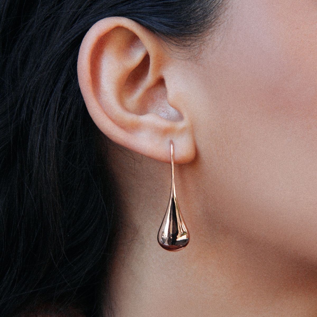 Najo Weeping Woman Earring - Rose Gold