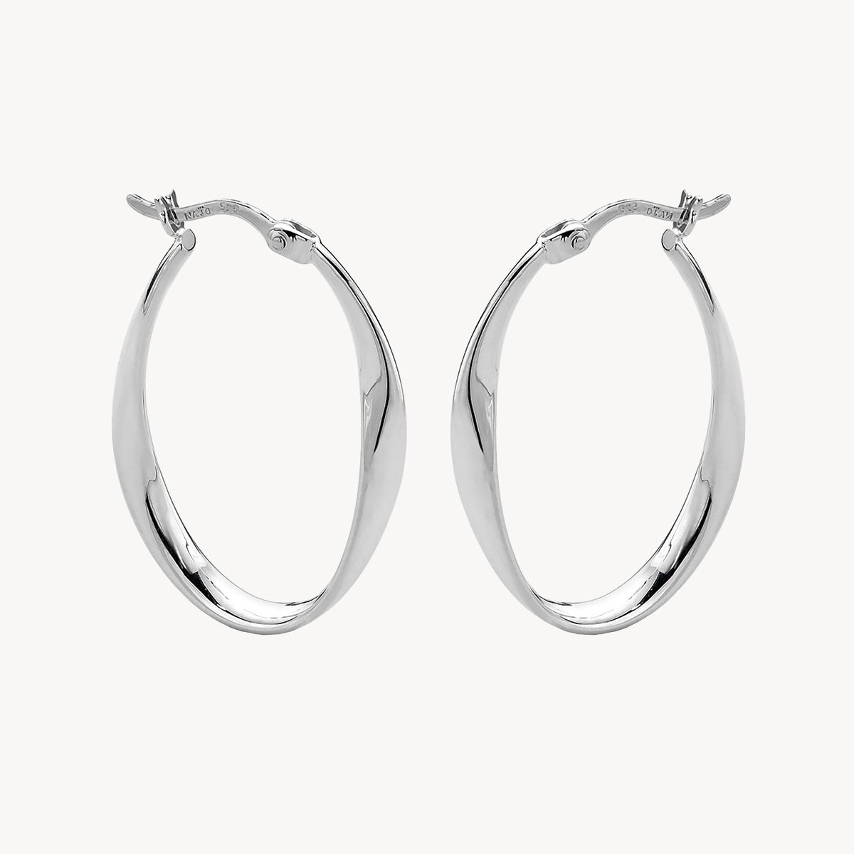 Najo Cinta Hoop - Sterling Silver