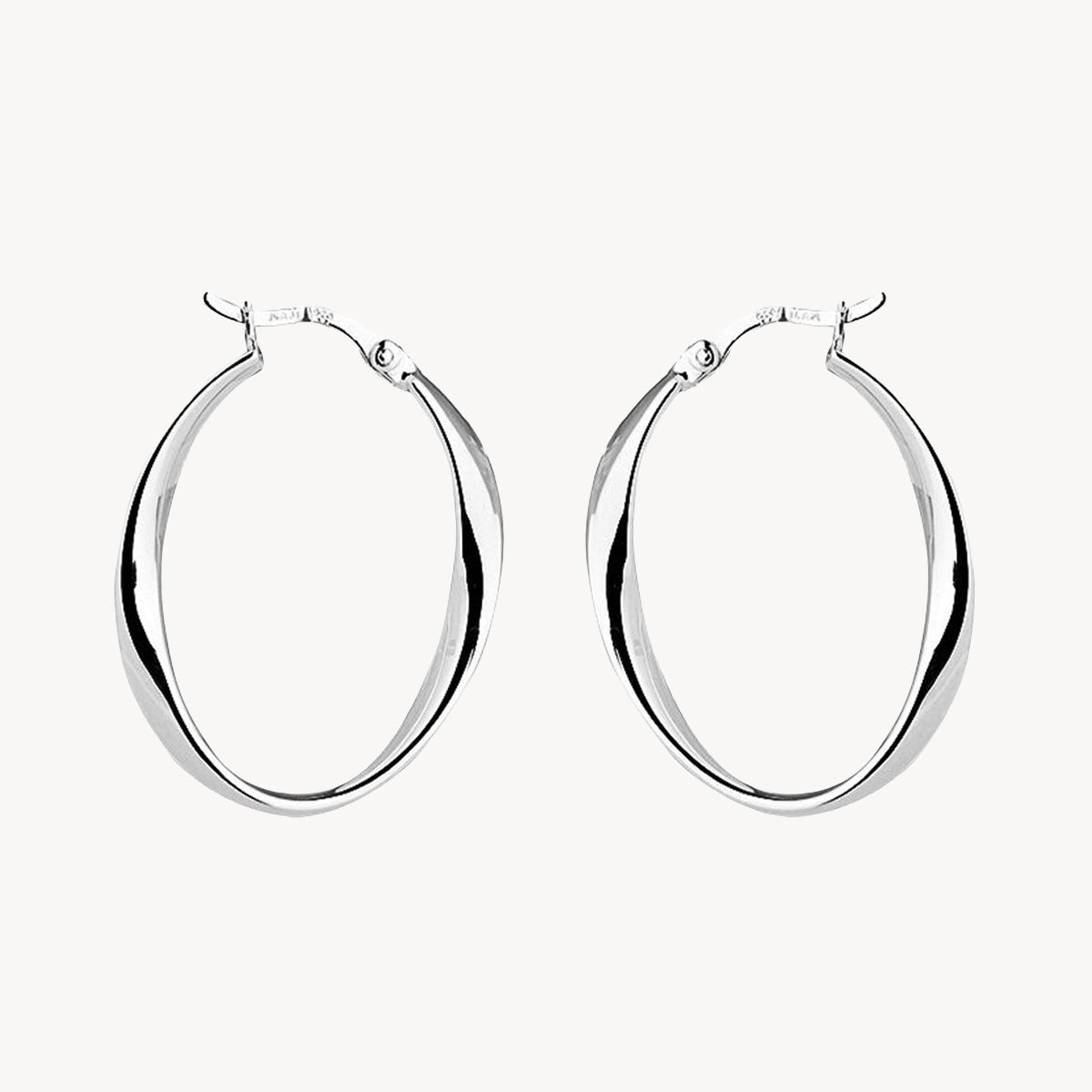 Najo Cinta Hoop - Sterling Silver