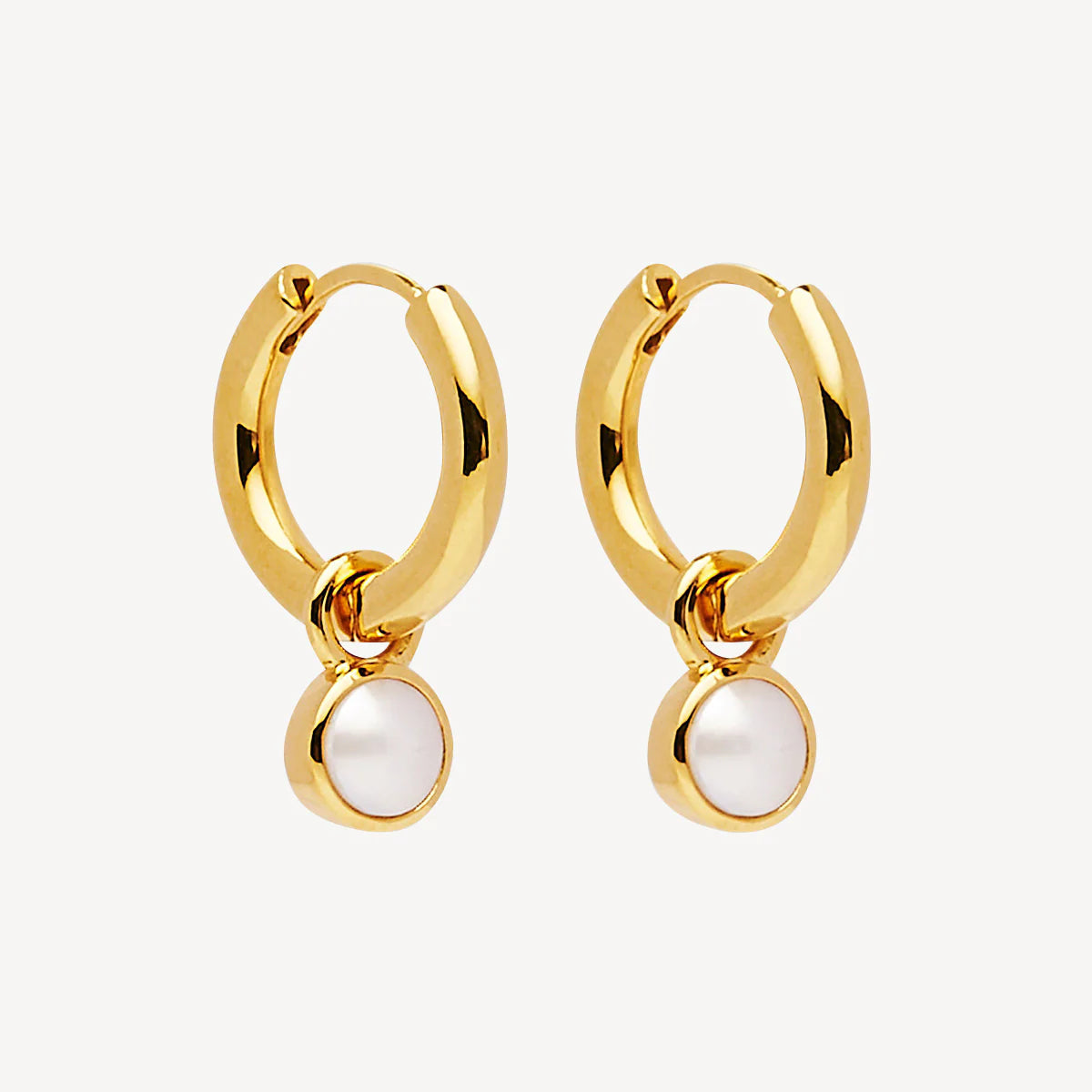 Najo Heavenly Pearl Earring - Yellow Gold