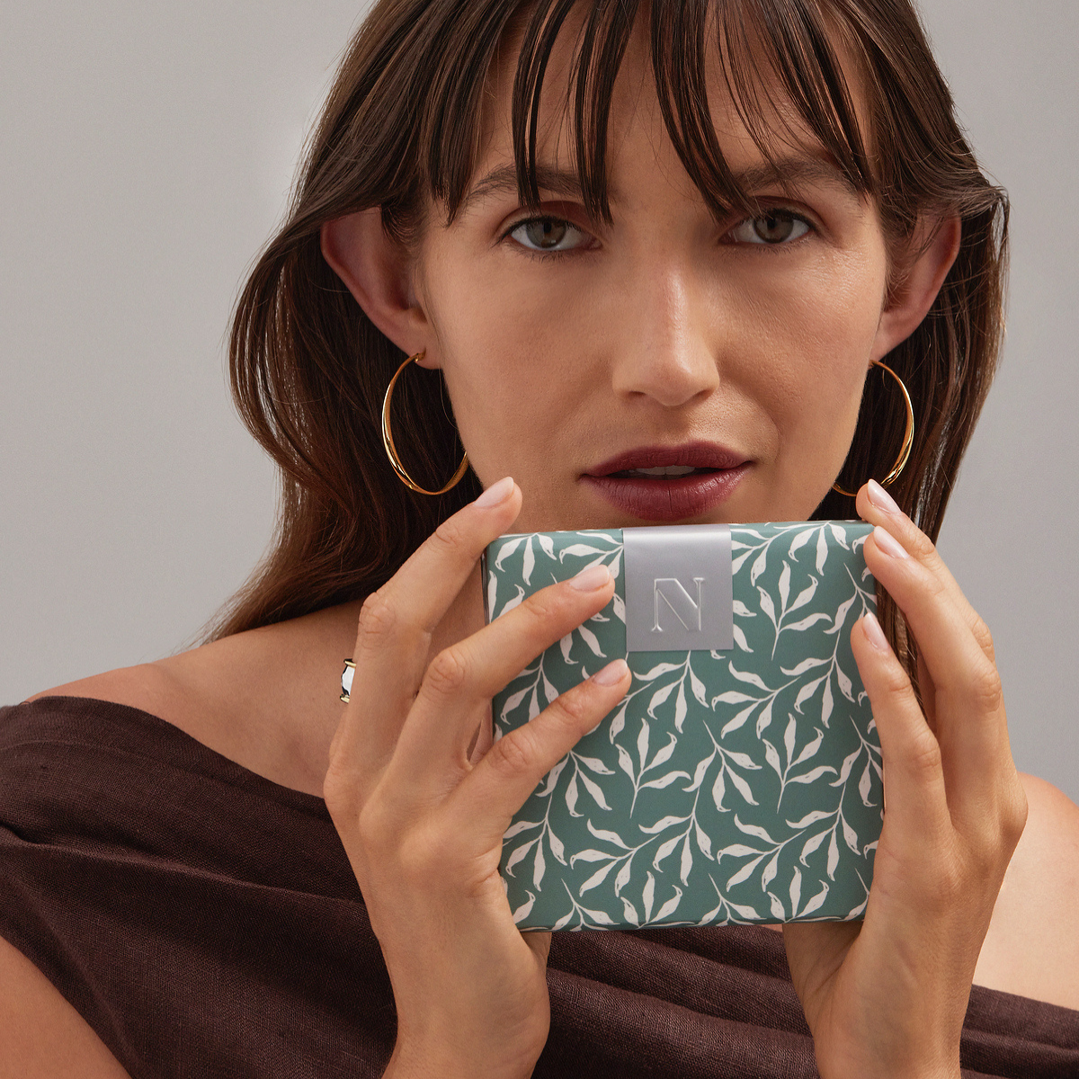 Najo Vespa Hoop Earring - Yellow Gold