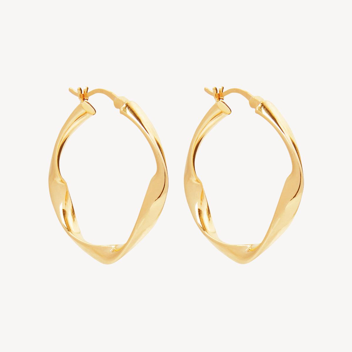 Najo Garden of Eden Hoop Earring - Yellow Gold