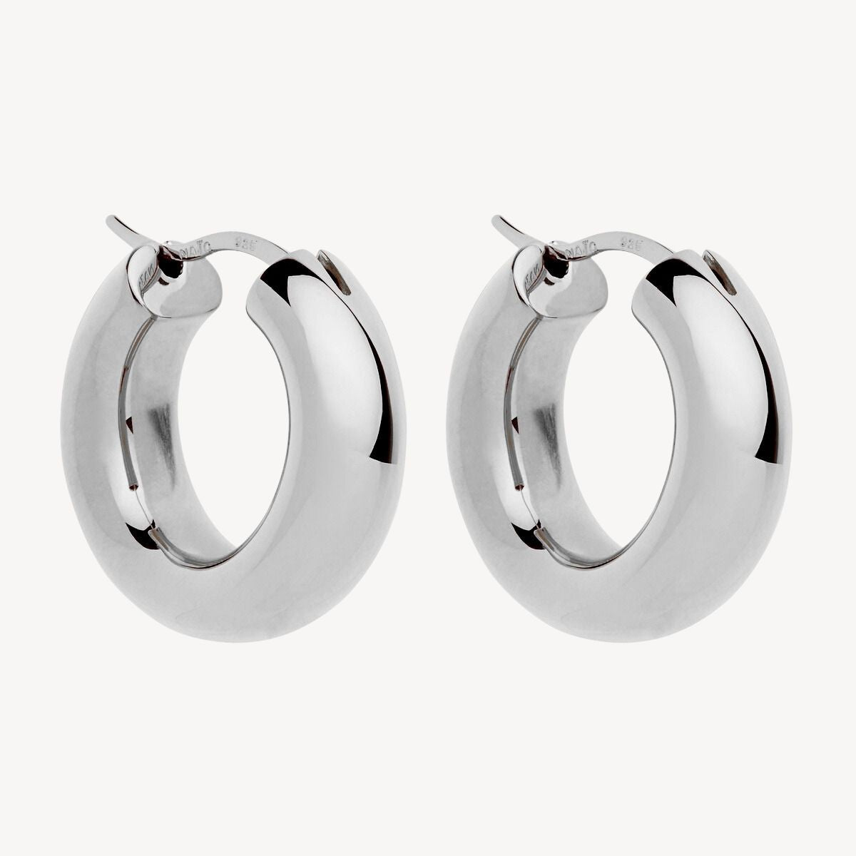 Najo Cocoon Hoop Earring - Sterling Silver