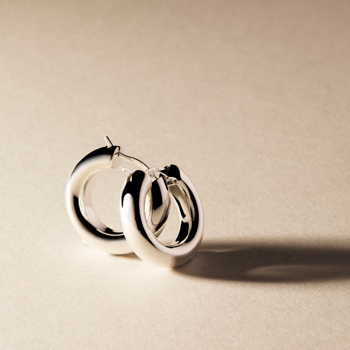 Najo Cocoon Hoop Earring - Sterling Silver