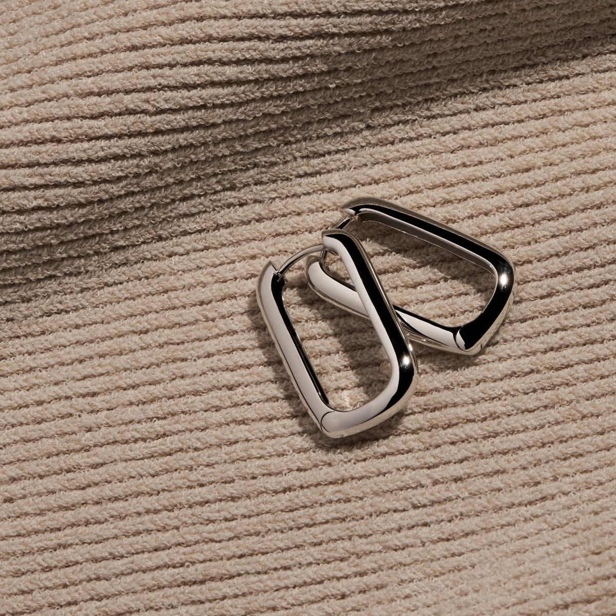 Najo Elemental Hoop Earring - Sterling Silver