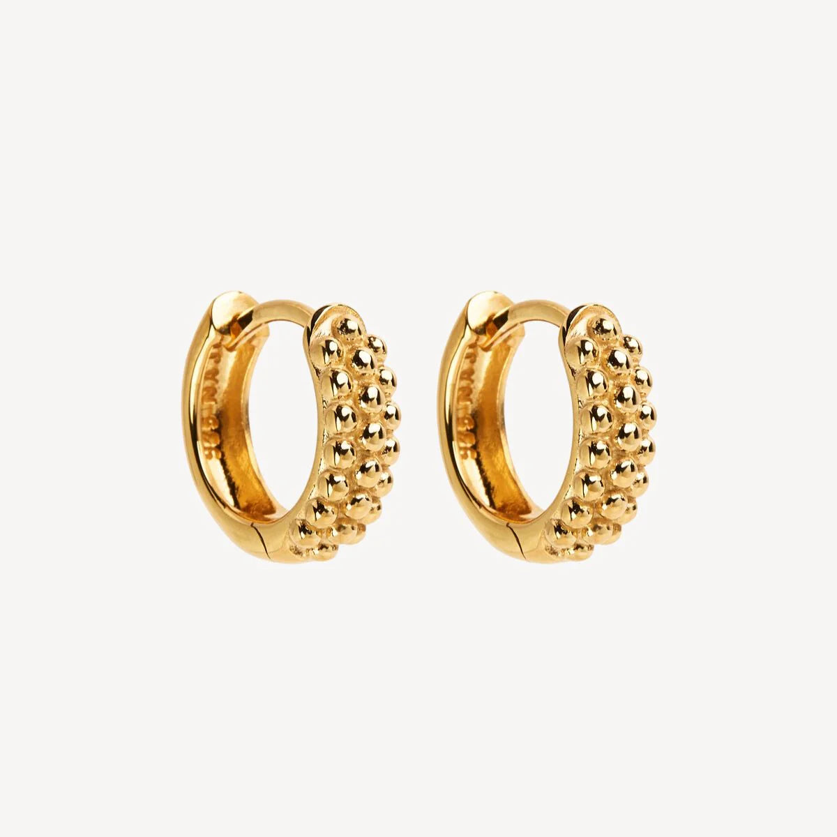 Najo Chia Huggie Earring - Yellow Gold