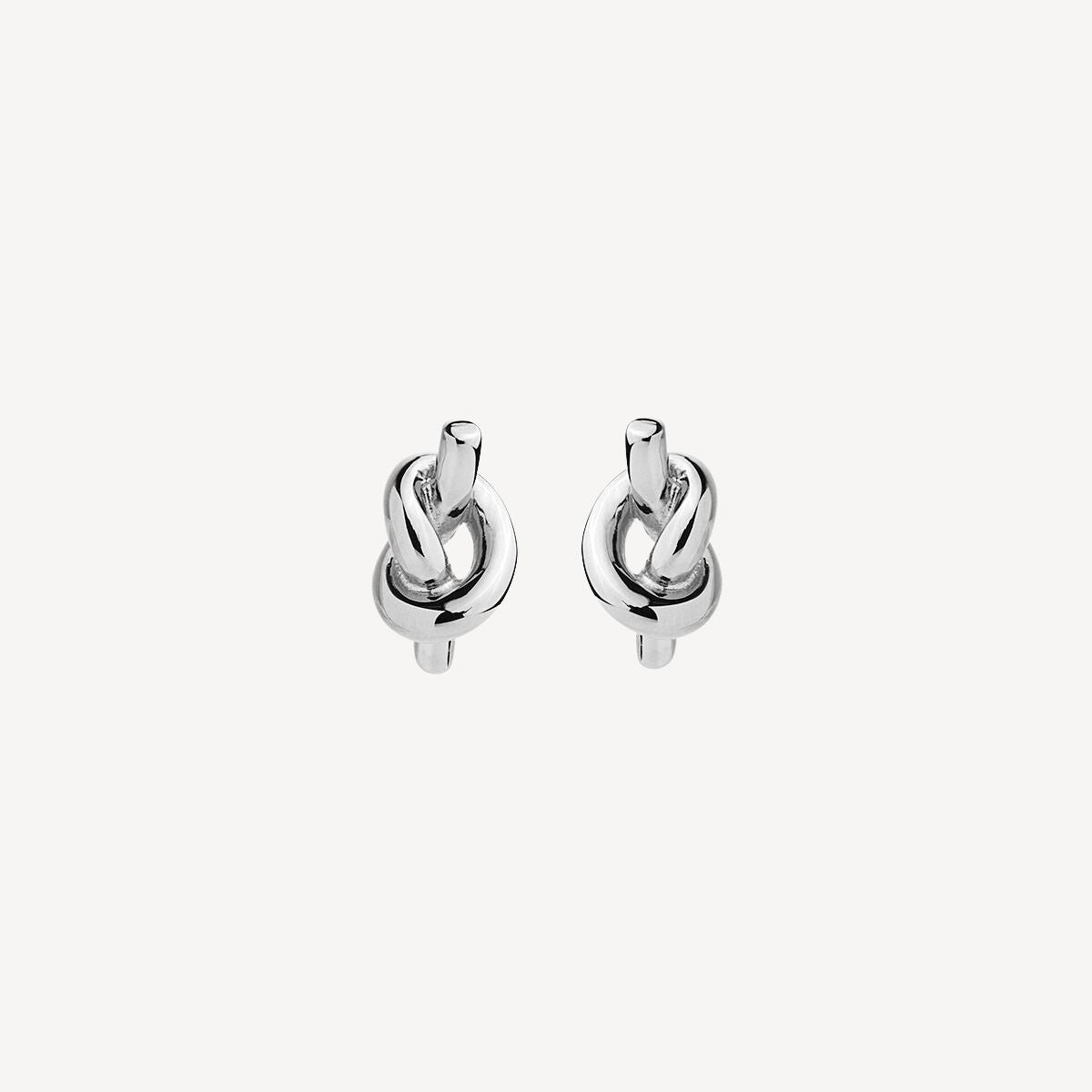 Najo Nature’s Knot Stud Earrings - Sterling Silver