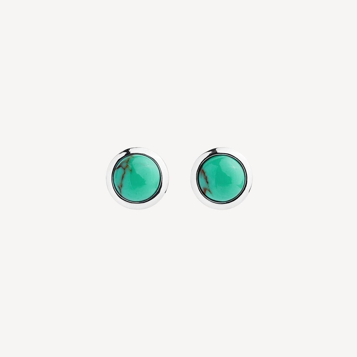 Najo Husk Turquoise Stud Earring
