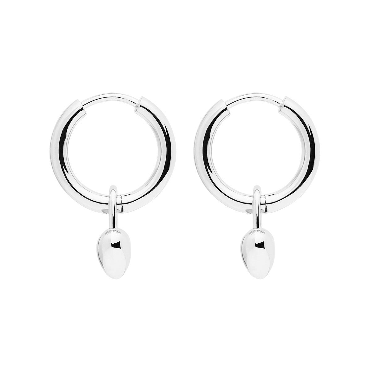 NAJO Amore Silver Hoop Earrings