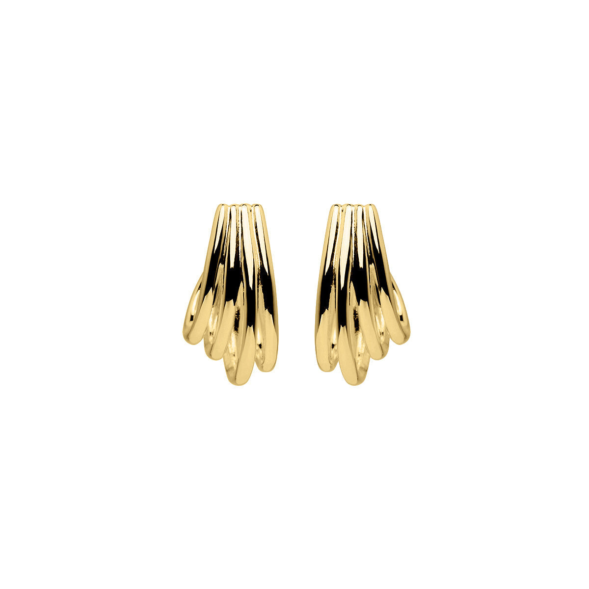 NAJO Vitality Yellow Gold Earrings